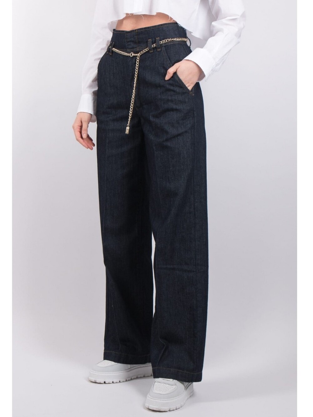 Frame The Cinched High Waist Jeans In Rinse Size 29